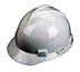 MSA-463942                     WHITE V-GD HAT WITH STAZ-ON SUSPENSION from